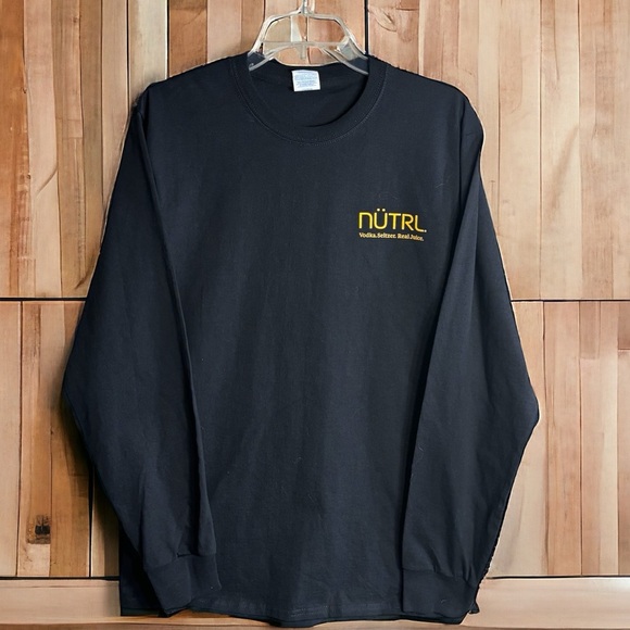 Port and Company Other - Pittsburgh NUTRL Vodka.Seltzer. Real Juice. Unique Long-Sleeved Medium Black Tee